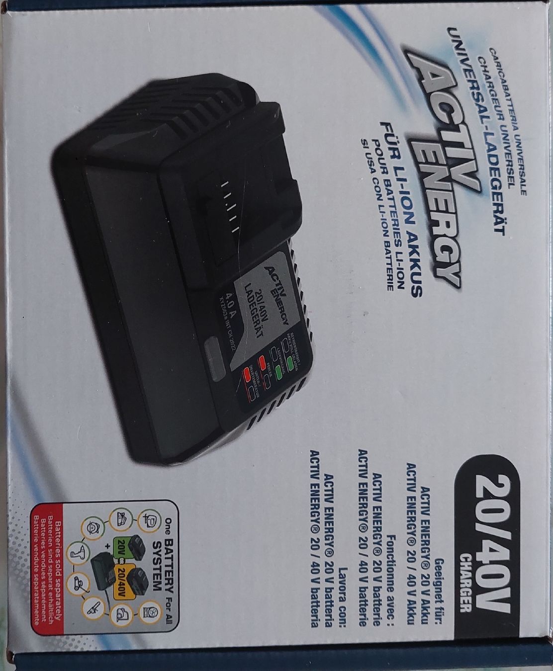 Caricabatterie: ACTIV Energy Universal Ladegerät 20/40V neu – Nuovo e nell'imballaggio originale da Herzogenbuchsee venduto da Muratelagozlu