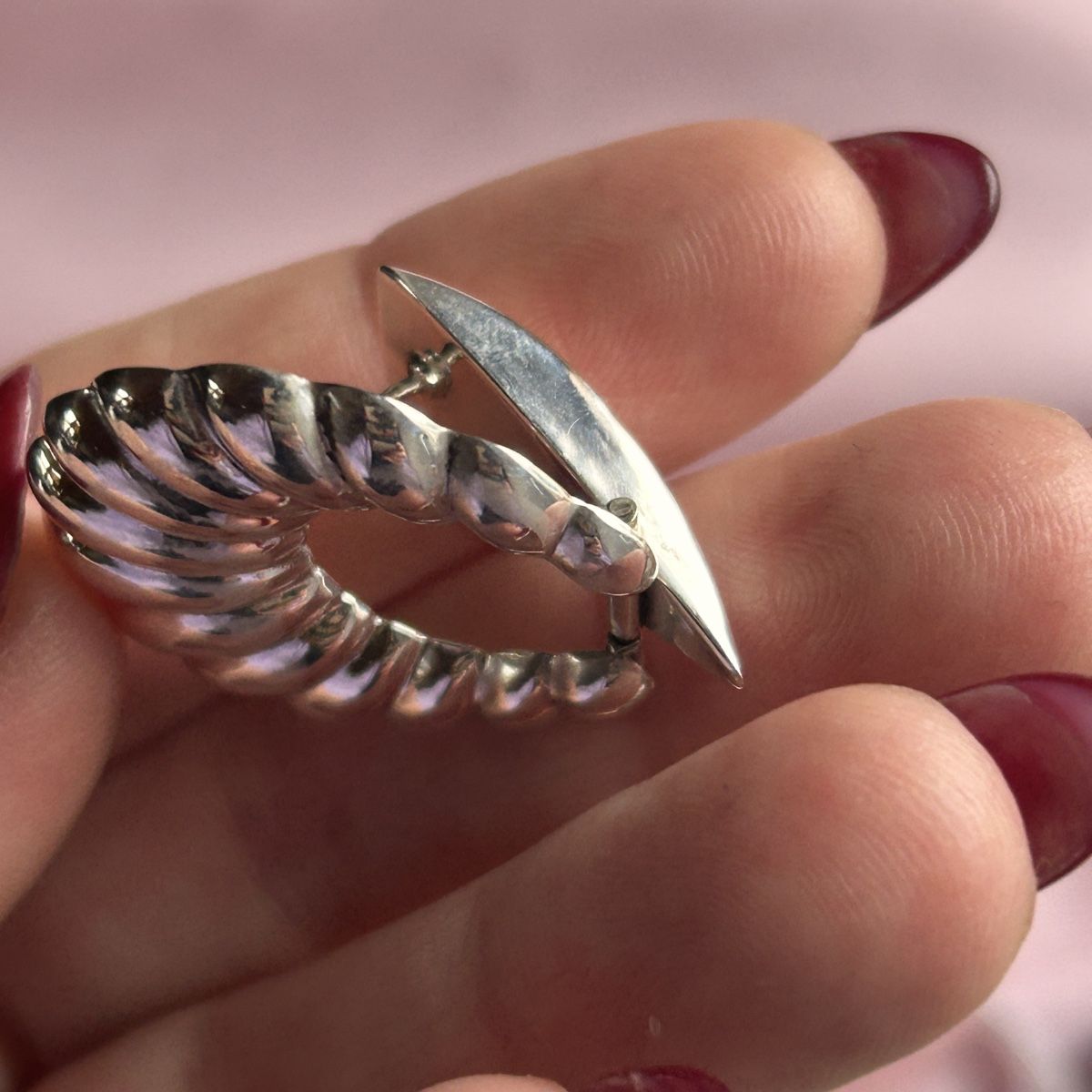 Orecchini pendenti & Orecchini a lobo: Ohrenringe Ovale Muschelringe( echt silber) – Nuovo e nell'imballaggio originale da Basel venduto da bellespirit 3