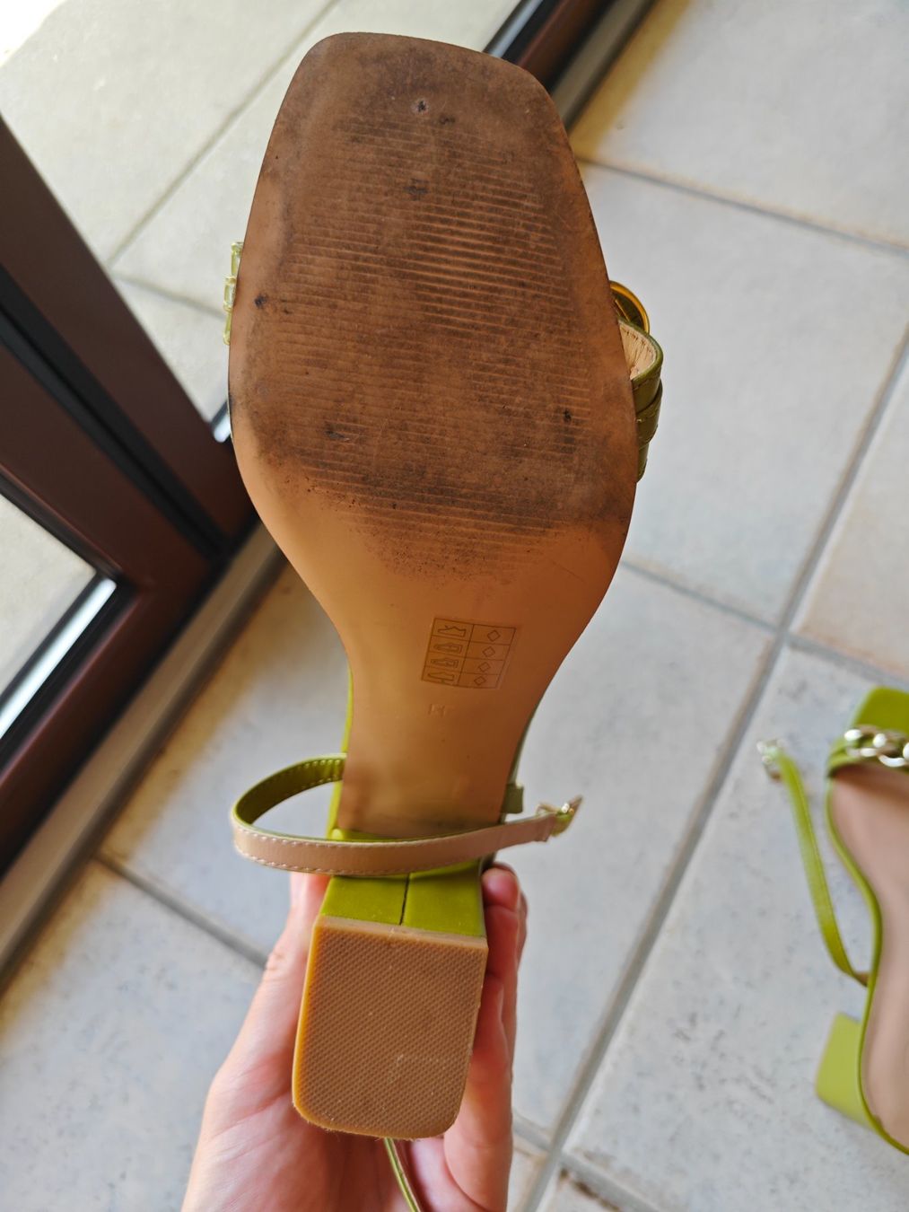 Damenschuhe: Sandales à talons vertes – Gebraucht aus Renens VD von cba_r9y8 4