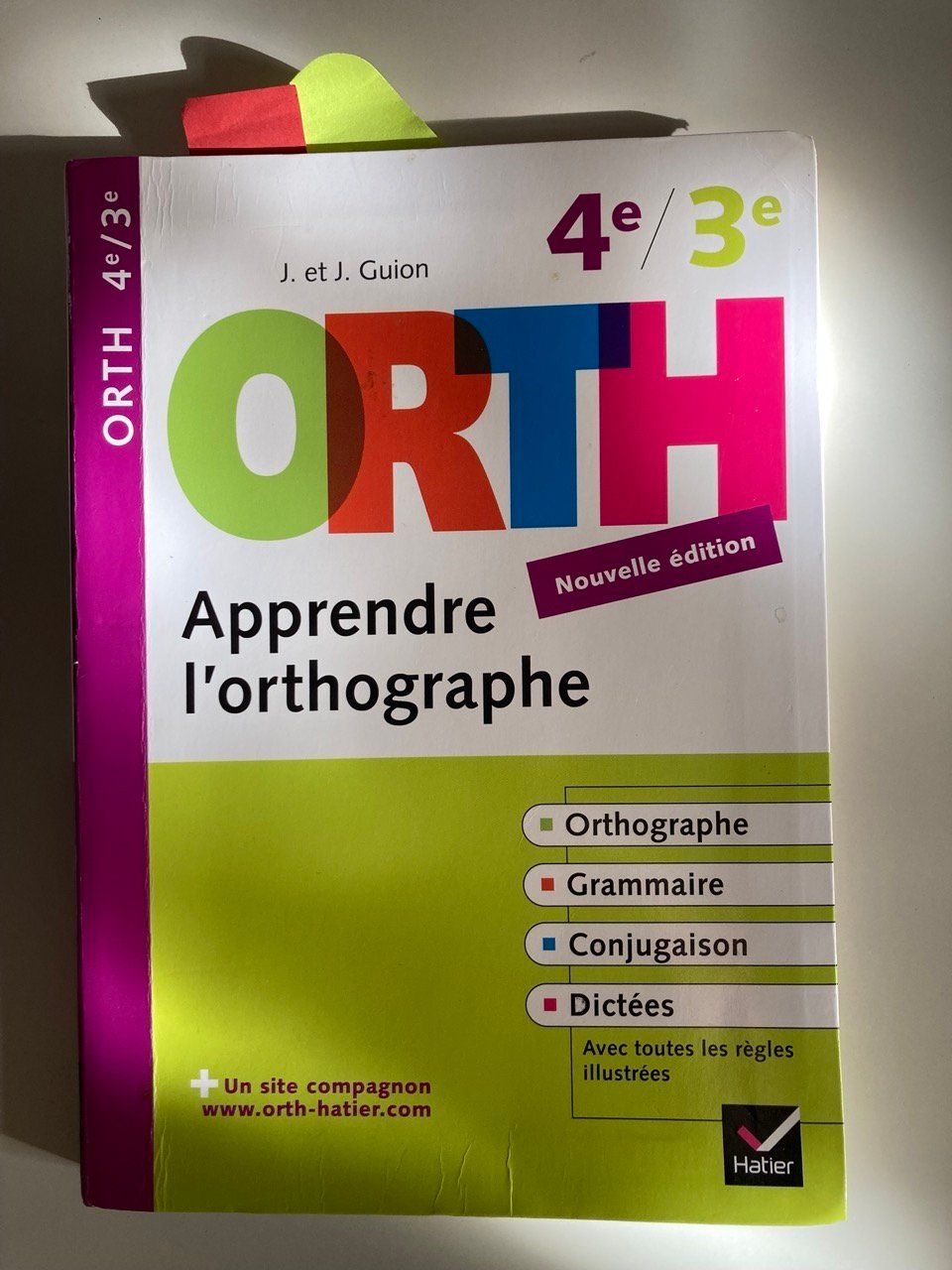 Livres: Orth 4e/3e – D'occasion à La Tour-de-Peilz par vve_nm8c