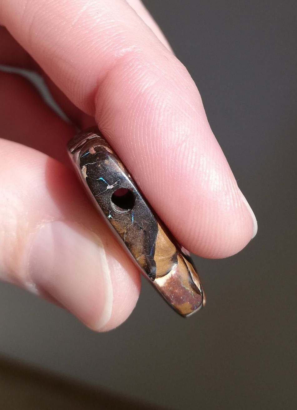 Pietre preziose: Grosser wunderschöner Australischer Boulderopal Anhänger – Nuovo e nell'imballaggio originale da Bärau venduto da thunja 4