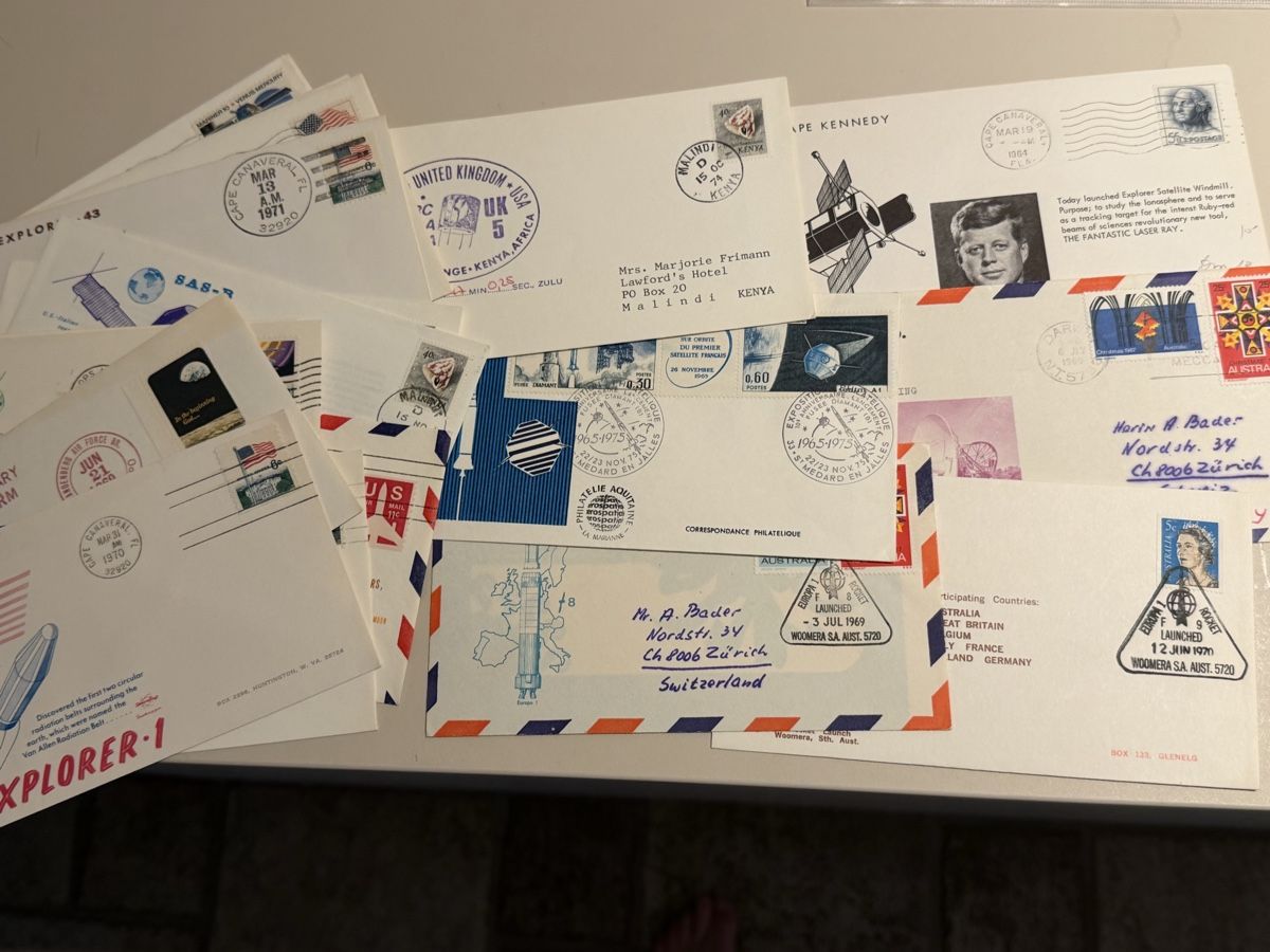 Alle Briefmarken: Box voll mit ASTRO-Philatelie – Gebraucht aus Lufingen von Rac0 3