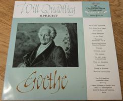 Vinyl-Single Will Quadflieg spricht Goethe