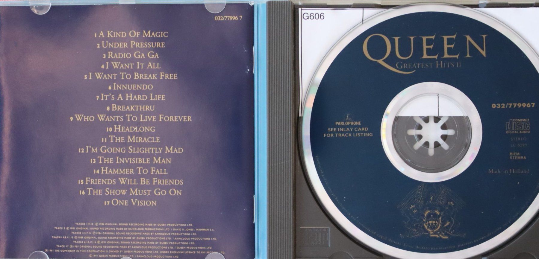 CD: Queen – Greatest Hits Ii – Usato da Luzern venduto da CONTENTI 1