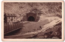 Fotografie Göschenen, Le grand Tunnel d