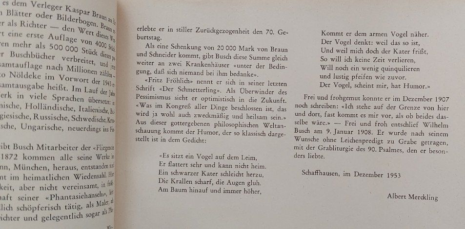 Livres: Wilhelm Busch – D'occasion à Allmendingen b. BE par MMC-MuMeCo 2