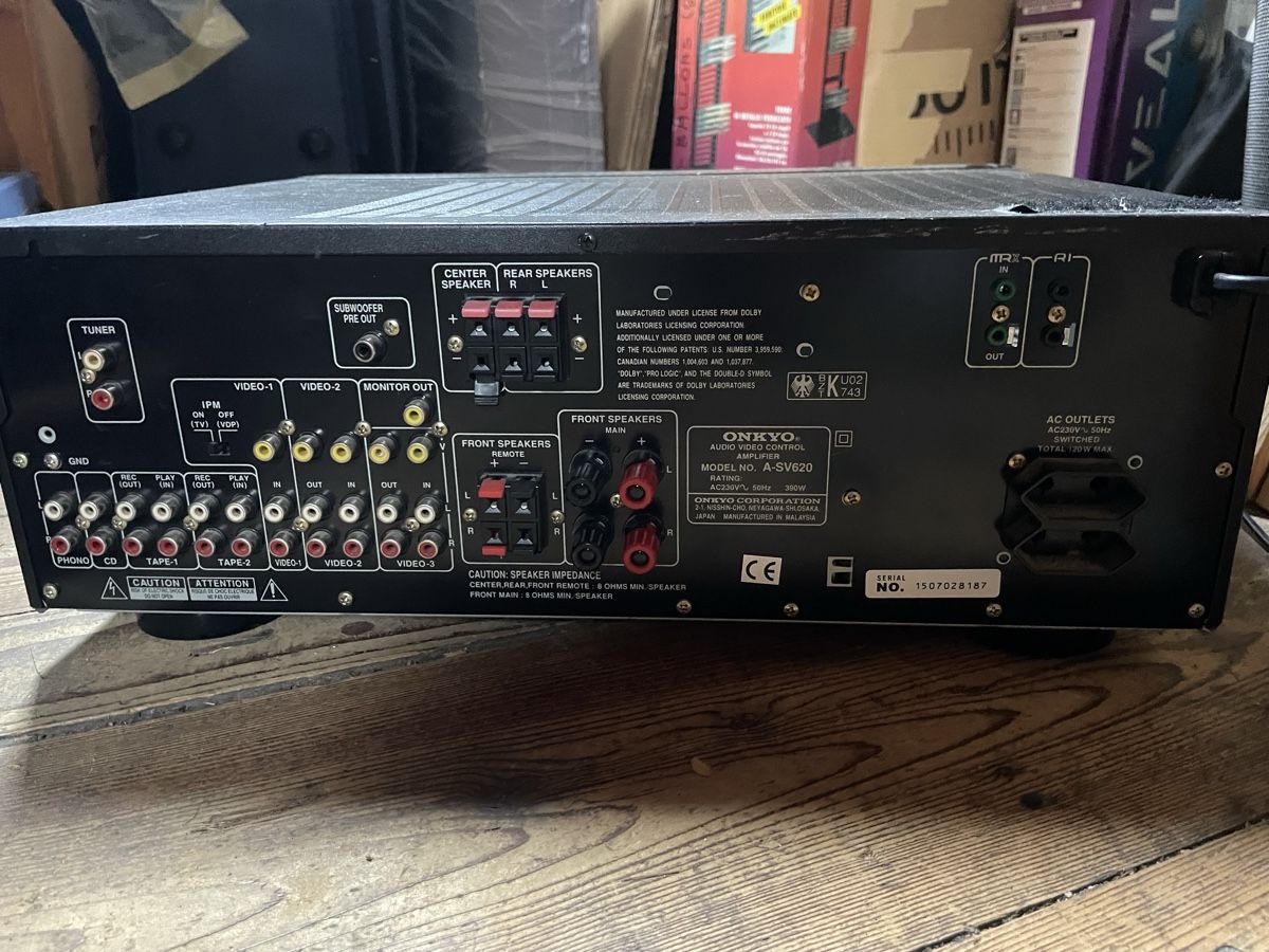 Onkyo Amplificatori: Onkyo Audio Video Control Amplifier RI – Usato da Zürich venduto da Patti 1
