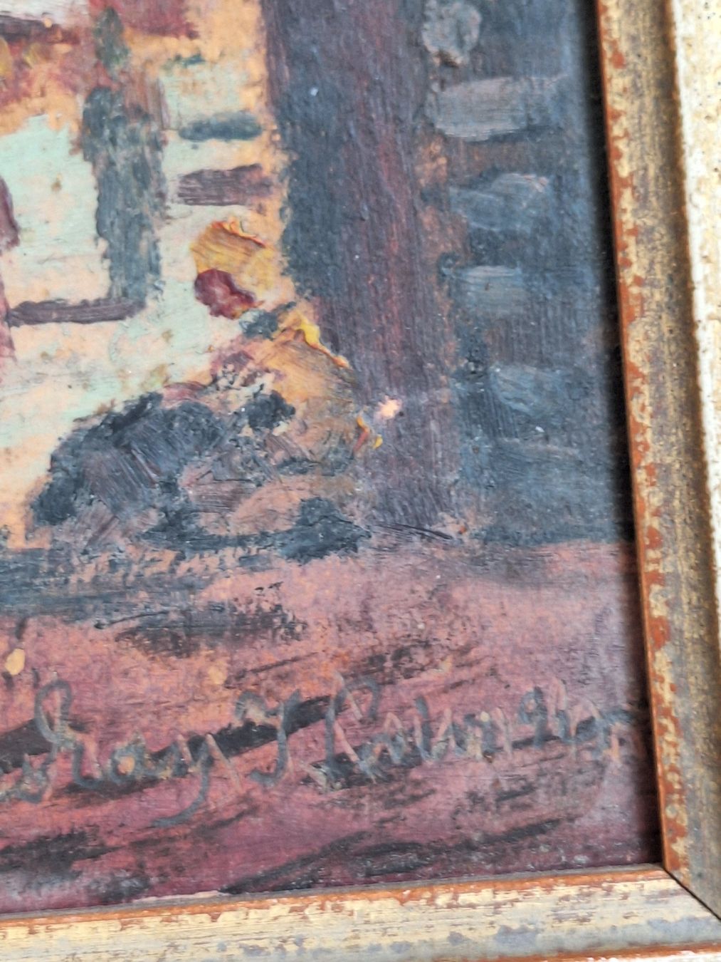 Gemälde: Ölbild aus den 40 iger Jahren – Gebraucht aus Rheinfelden von Cleopatra2000 2