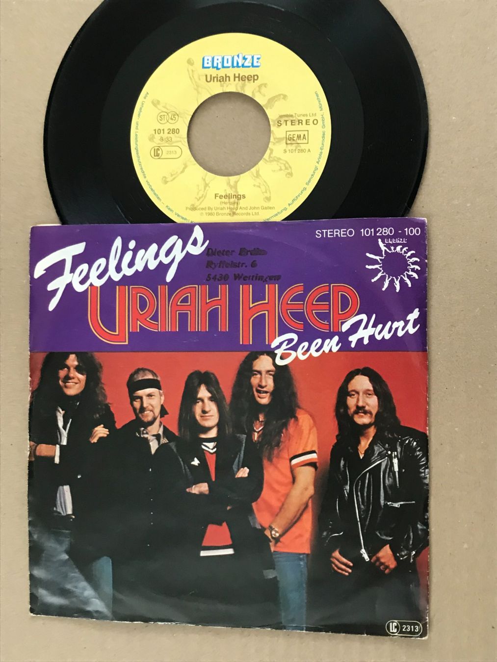 Dischi in vinile: URIAH HEEP - Feelings / Been Hurt - 7" – Usato da Buchs AG venduto da Archie