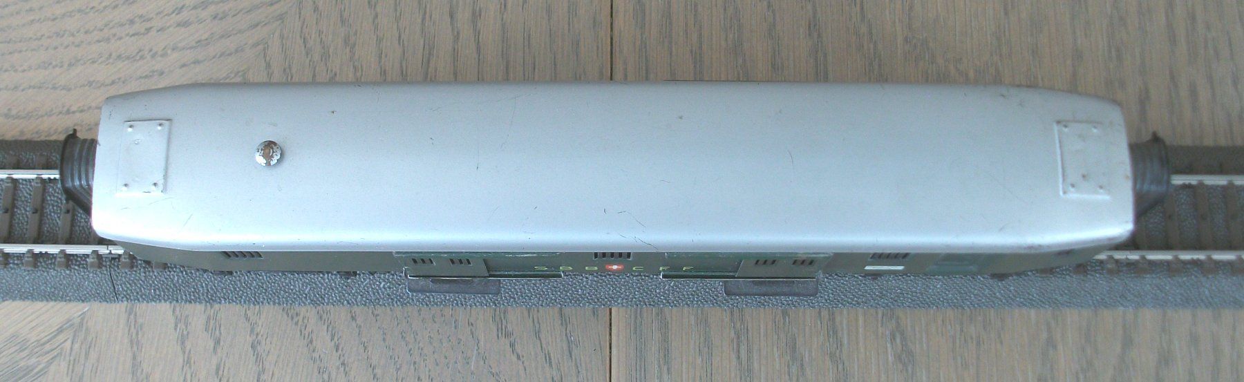 Märklin Modellini di ferrovie: grüner SBB-Gepäckwagen; OVP – Usato da St. Moritz venduto da Manu7500 5