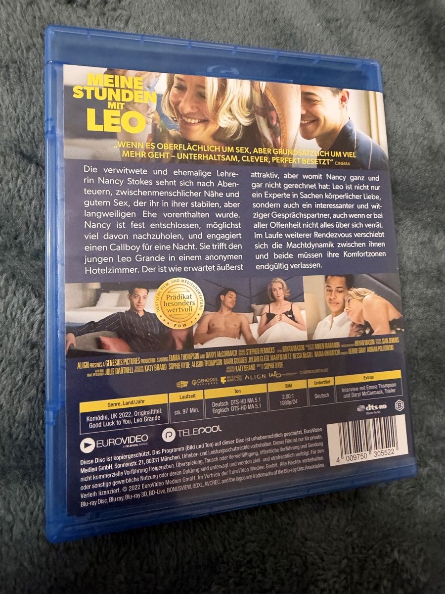 Tutti i DVDs: Meine Stunden mit Leo - Blu-ray – Nuovo (secondo la descrizione) da Einsiedeln venduto da Penguin_Holmes 1