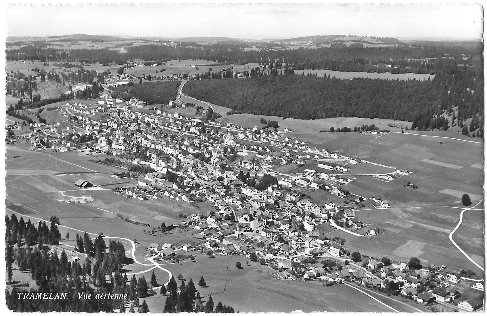 Cartoline postali: Tramelan Vue aérienne – Usato da Olten venduto da clotaldi