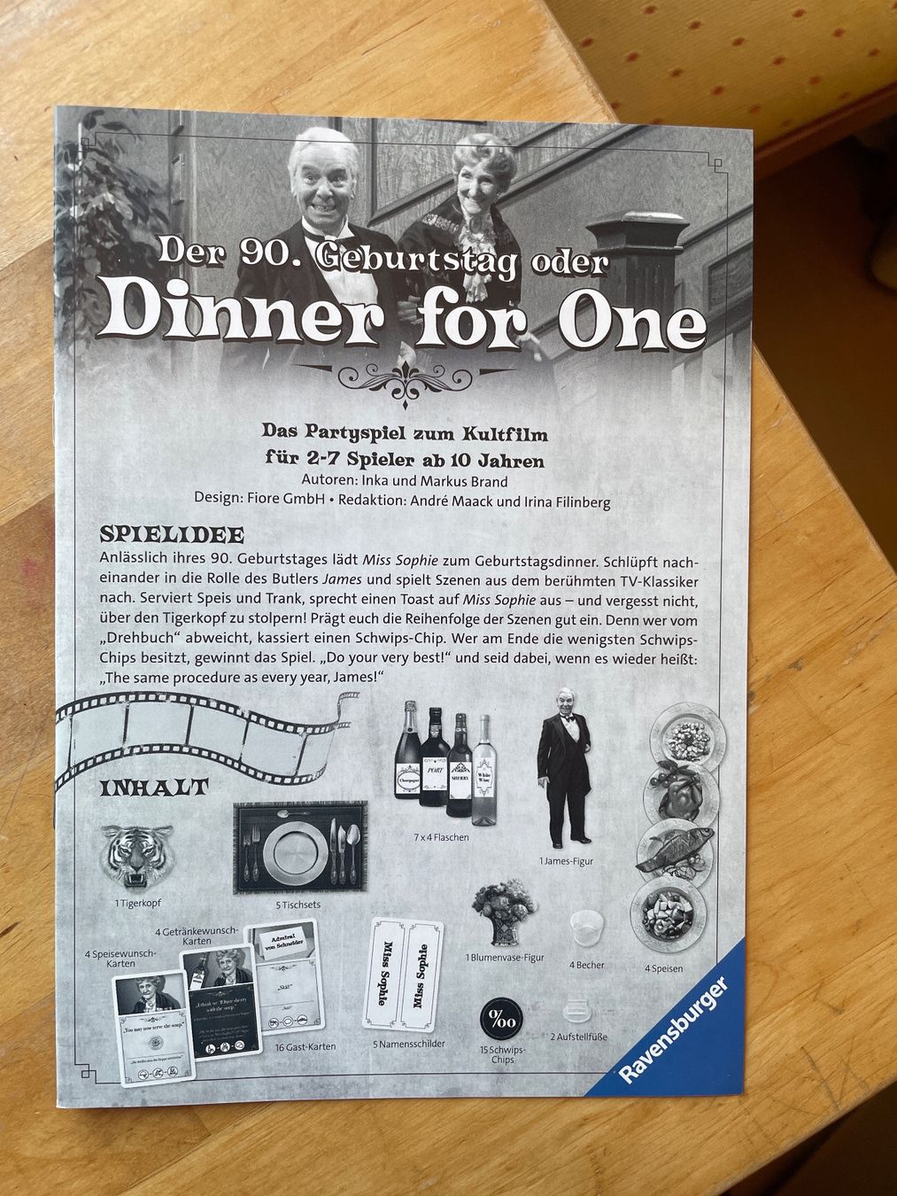 Ravensburger Giochi: Dinner for One Party Spiel Ravensburger Neu – Nuovo (secondo la descrizione) da Sent venduto da ManuelB07 3