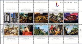 BILDER MEISTERWERKE BOGEN 10 MARKEN ** POSTFRISCH ** - EH58