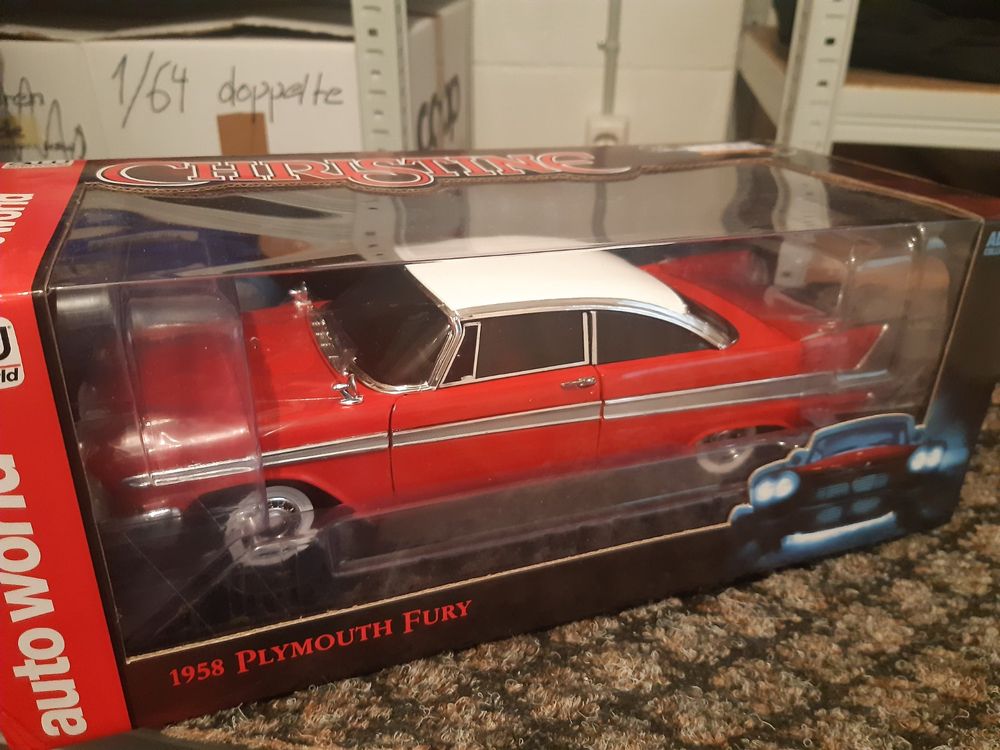 Model Coche Plymouth Fury 1958 Pelicula Movie Christine Normal Version Escala 1/64 Greenlight