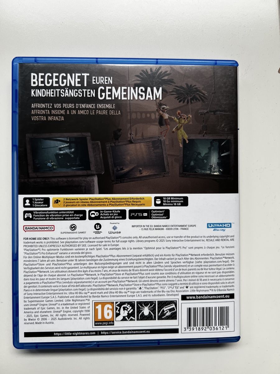 Giochi: Little Nightmares III - PS5 Spiel – Usato da Biel-Benken BL venduto da edu_j8mz 1