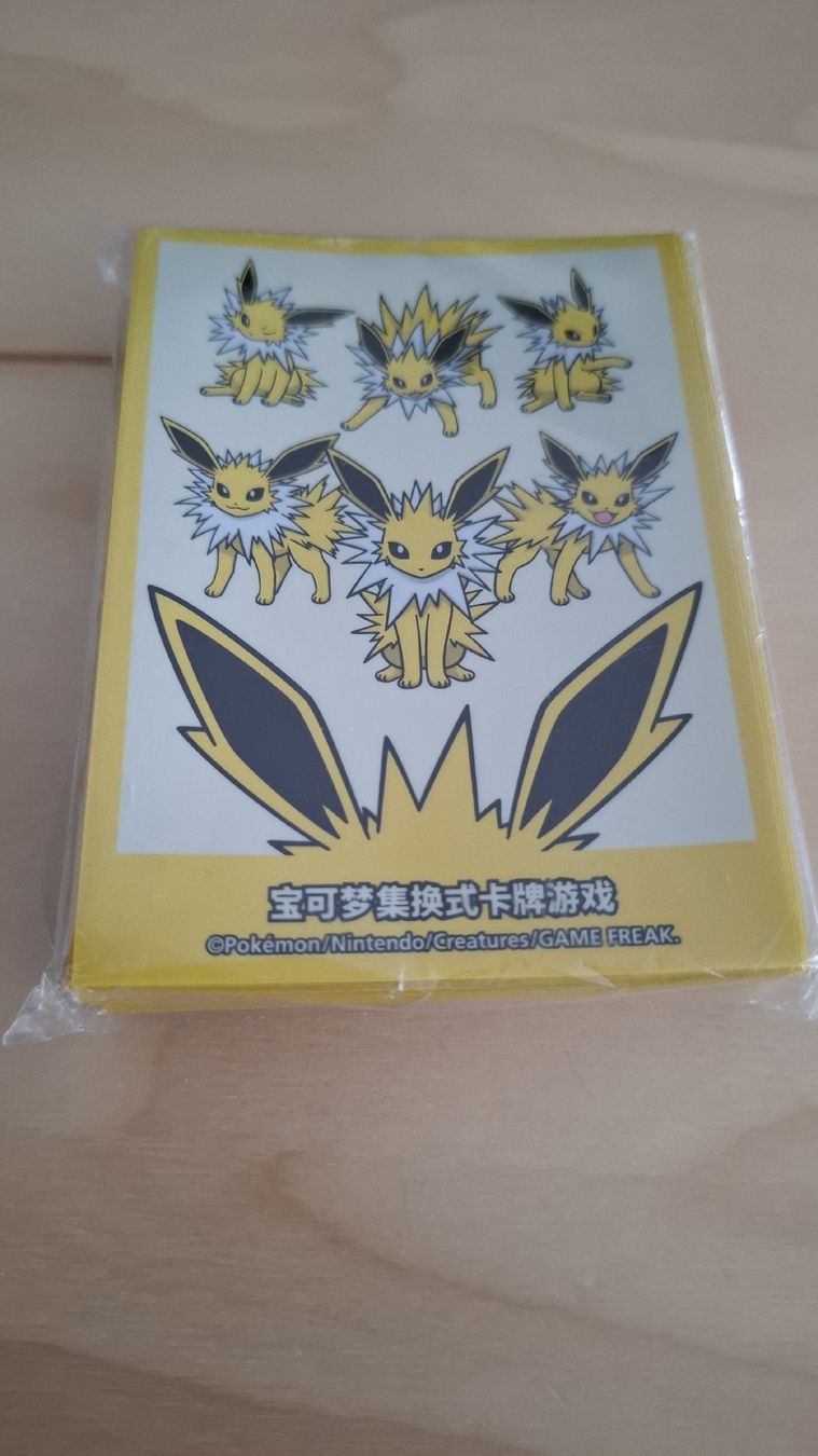 Pokémon Carte collezionabili: Sleeves Jolteon – Nuovo (secondo la descrizione) da Steinmaur venduto da Thommy1998