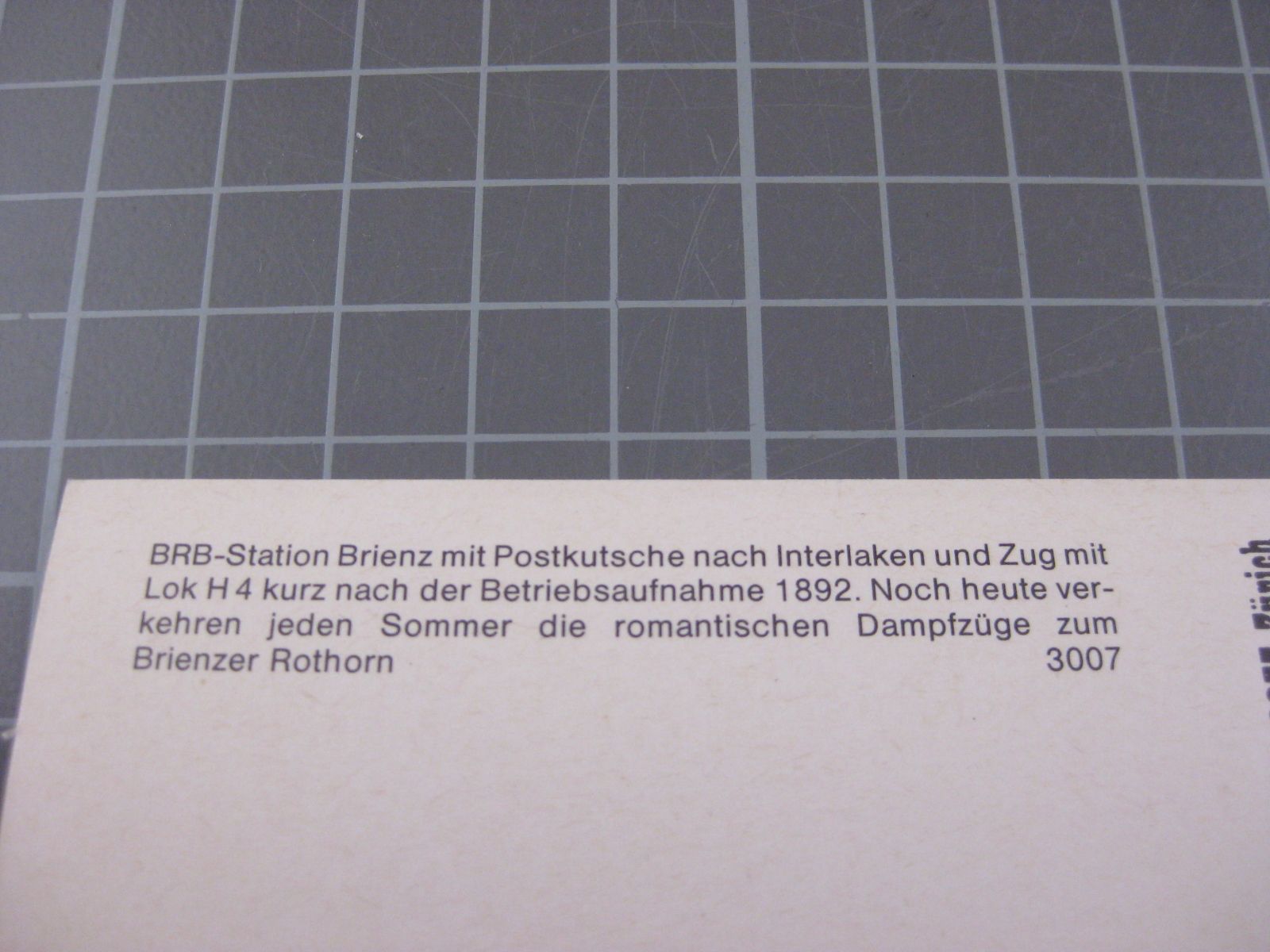 Cartoline postali: AK Brienz Bahnhof mit Zug – Usato da Malters venduto da Marosko 2