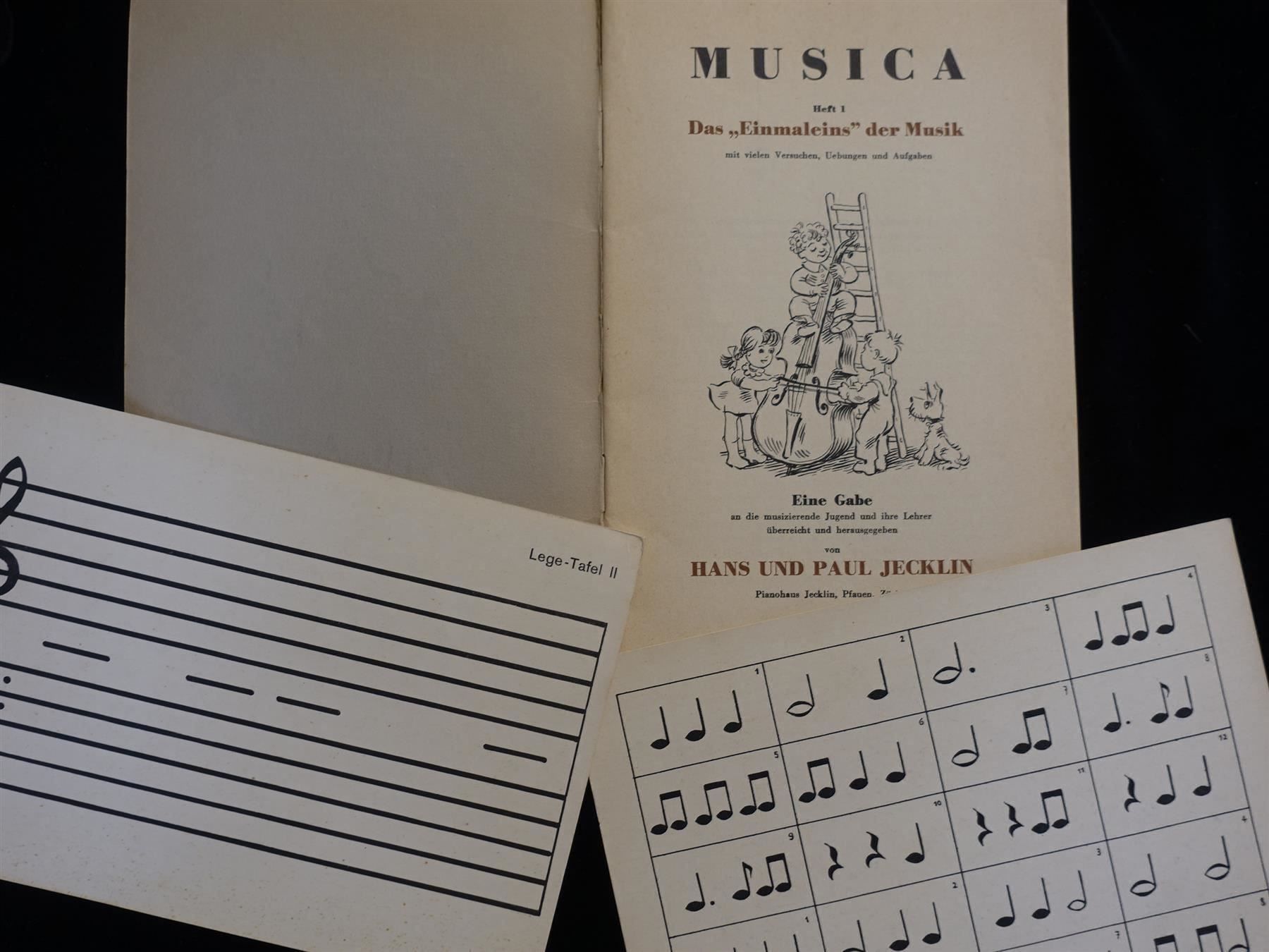 Libri: Musica Heft 1 - Jecklin – Usato da Gutenswil venduto da Optico 4