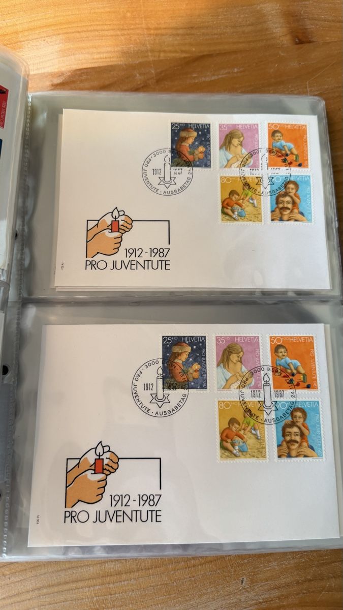 Album: Briefmarken, 1.Tagesbriefe 86-88 – Usato da Widen venduto da Lupina2000 2
