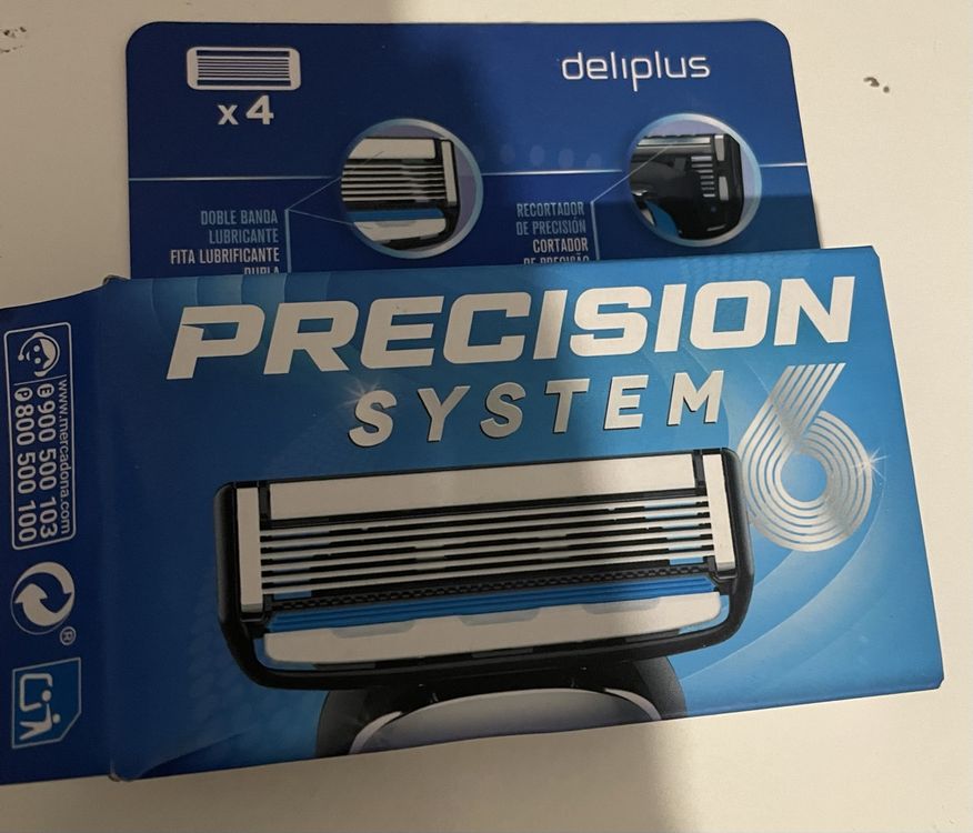 Deliplus Precision System Razor Blades - 4 Pack - Non used (Neu (gemäss ...