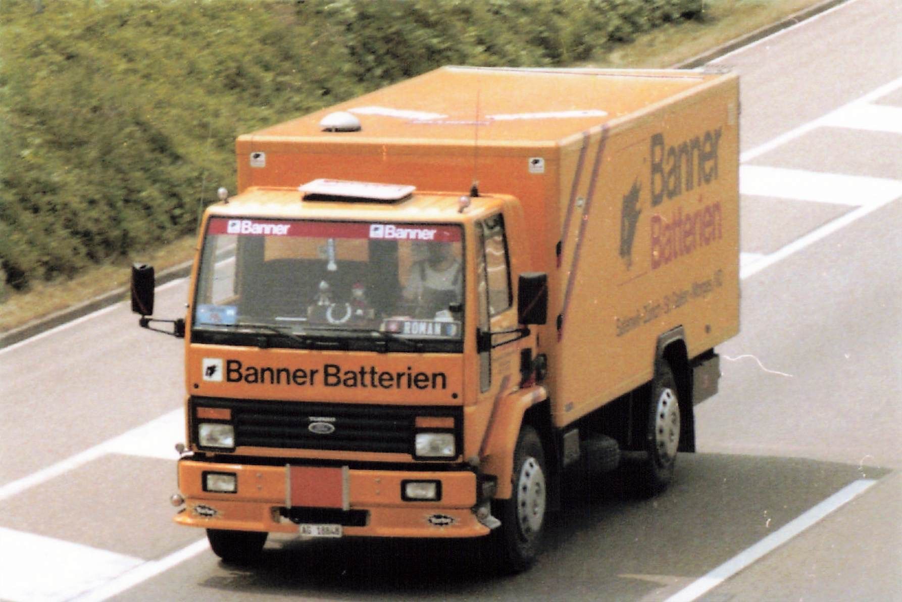 Ansichtskarten: Ford AG – Kastenwagen Banner Batterien – Gebraucht aus Biasca von Blenio71