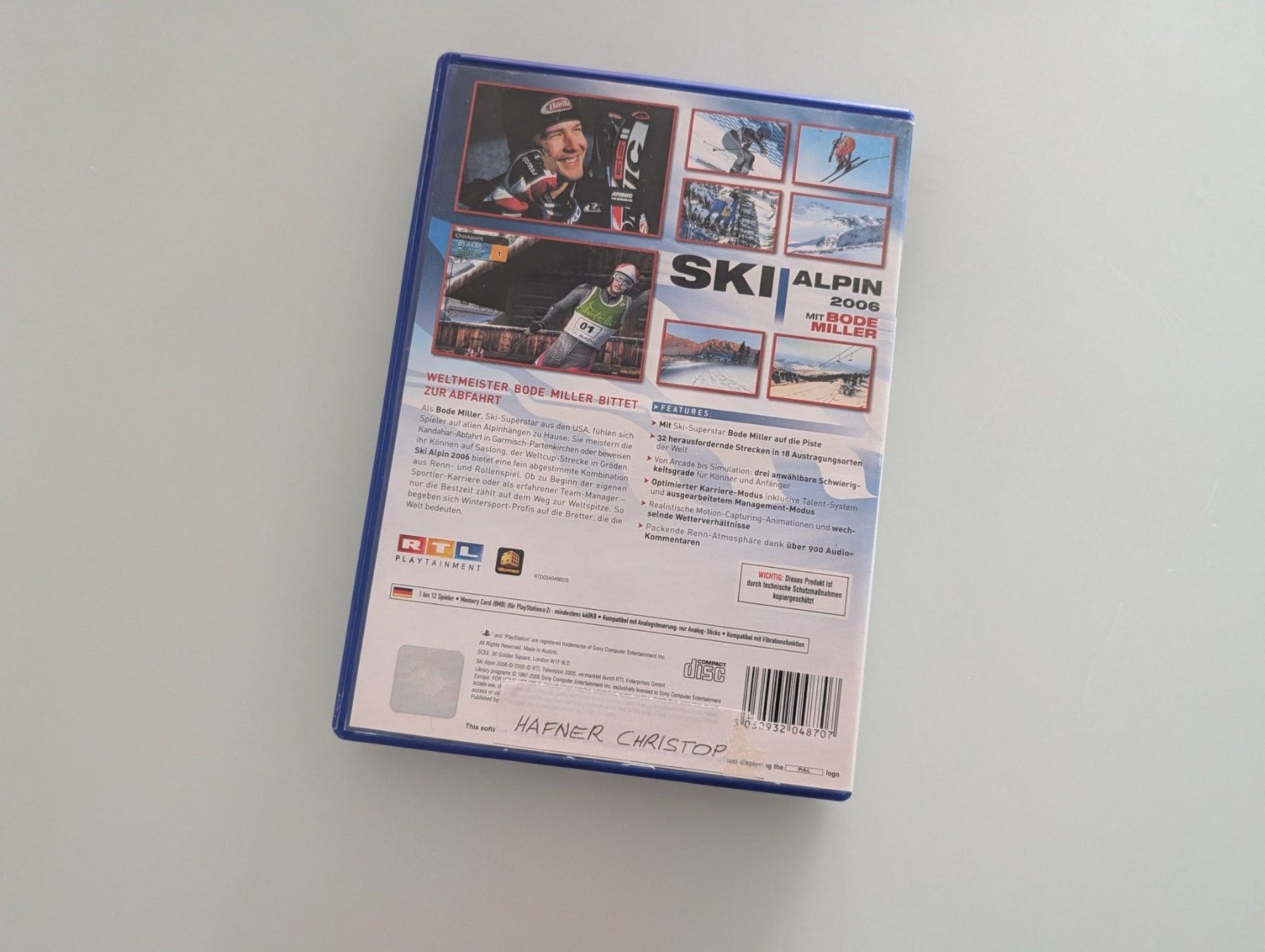 Sony Giochi: Ski Alpin 2006 mit Bode Miller – PS2 – Usato da Winterthur venduto da sax8400 2