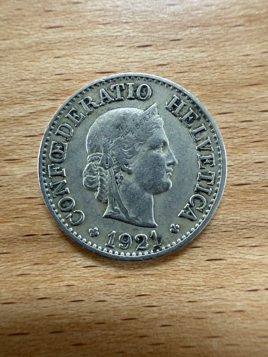 Tutti le monete: 10 Rappen Münze 1921 – Usato da Grenchen venduto da Bastet007