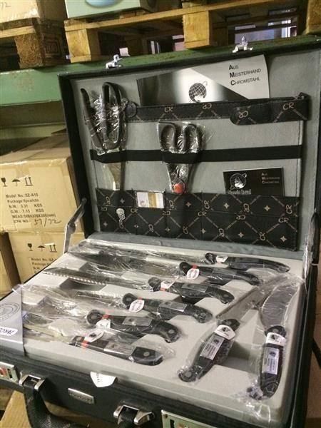 Coltelli: Neu! 24-teiliges Messerset mit Koffer – Nuovo e nell'imballaggio originale da Necker venduto da liq24 8