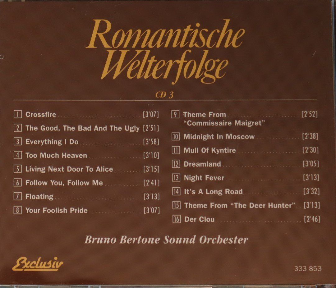 CD: Romantische Welterfolge - Cd 3 – Usato da Luzern venduto da CONTENTI 2