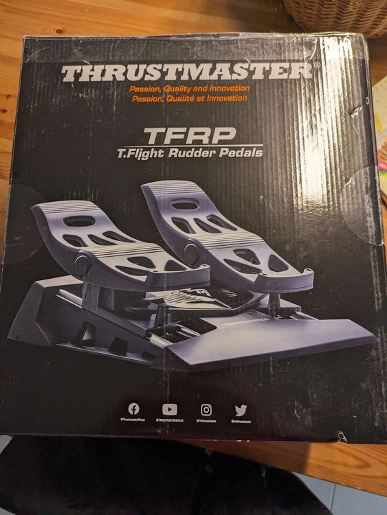 Thrustmaster TFRP T. Flight Rudder Pedals PC, PS4, 1x benutz (Gebraucht ...