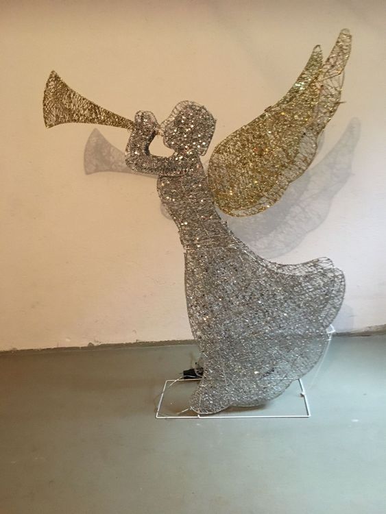 Luxus Blaue Ngel Mit Glitzer Ebenbild