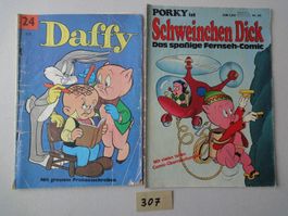 5 Comics - Daffy 1962 - Schweinchen Dick  2x Goofy Fix-Foxi