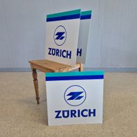 1 Stk. Zürich Versicherung Werbeschild Werbetafel Alu-Schild