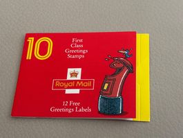 10er Pack Briefmarken "First Class Greetings", Royal Stamp