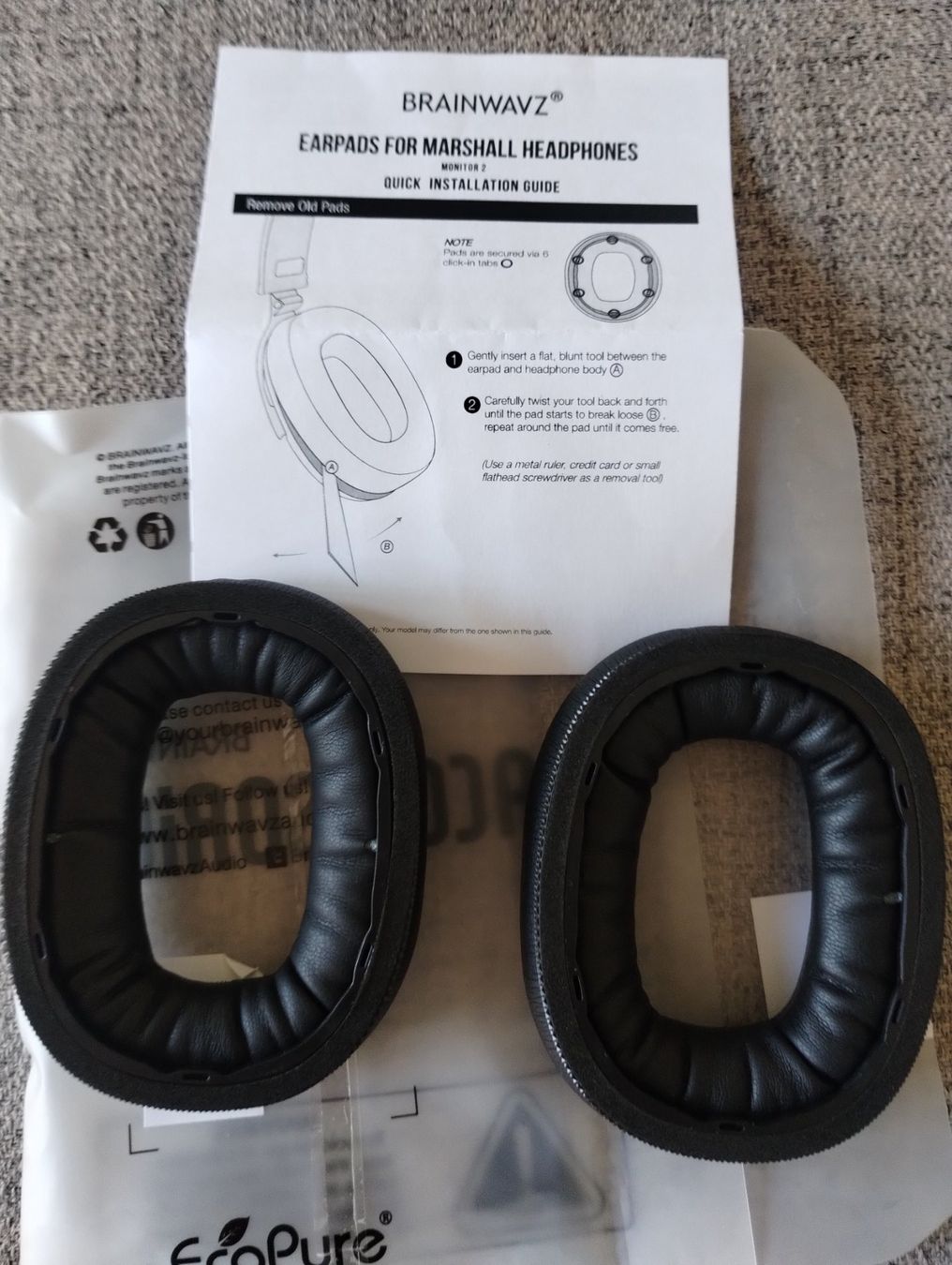 Cuffie: Oreillettes de remplacement pour Marshall Brainwavz – Nuovo e nell'imballaggio originale da Lausanne venduto da Martinucci 4