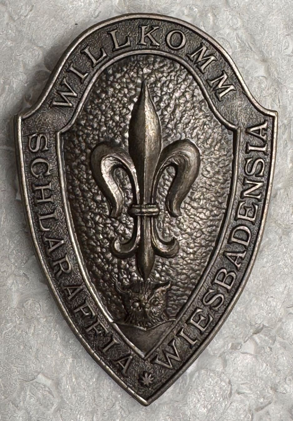 Schweizer Armee Plaketten & Abzeichen: Abzeichen, Schlaraffia Wiesbadensia – Gebraucht aus Andwil SG von Ariisa1234