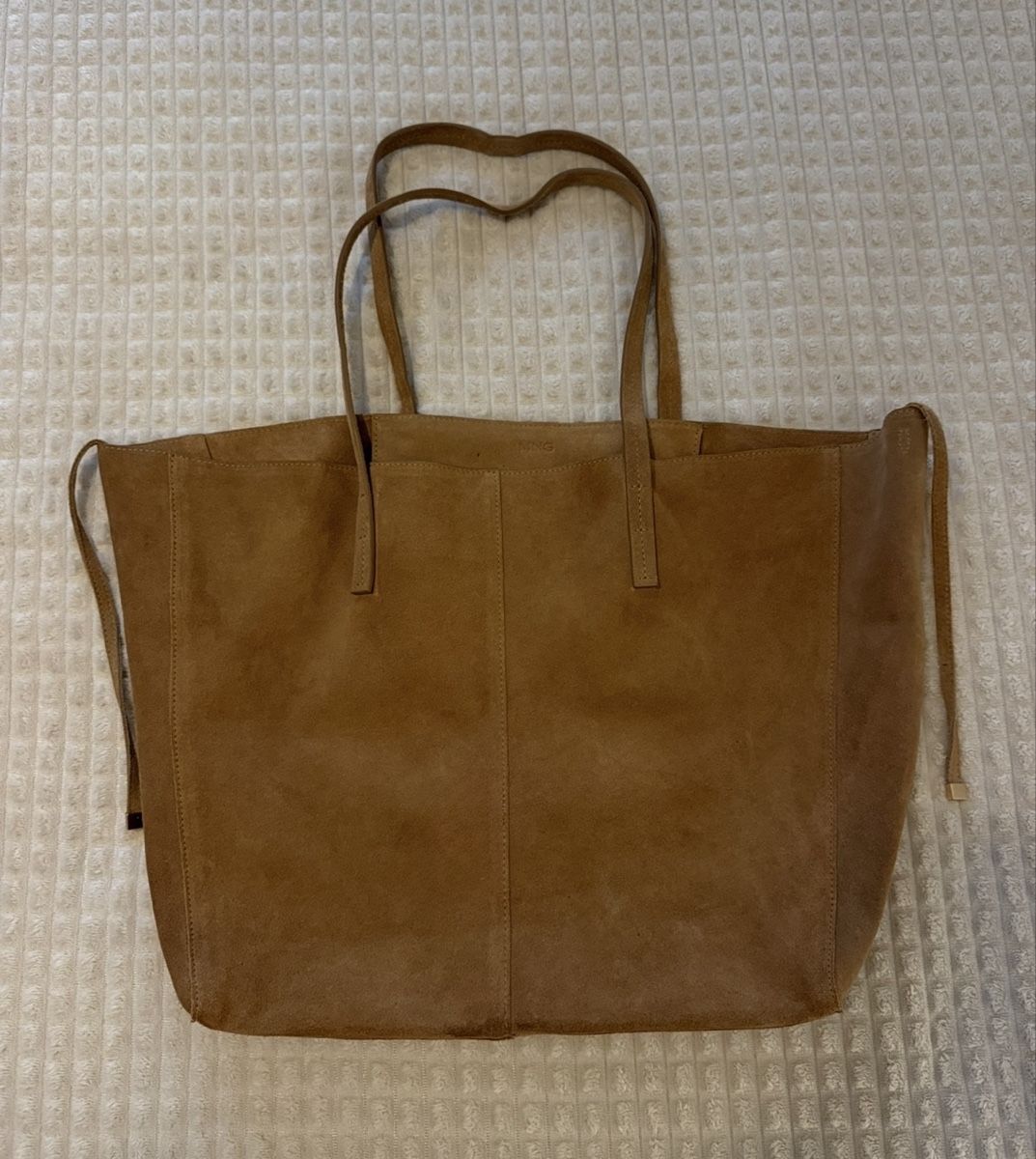 Mango Borse da donna:  Mango Shopper-Tasche aus echtem Veloursleder – Nuovo (secondo la descrizione) da Däniken SO venduto da tin_9g9h 3