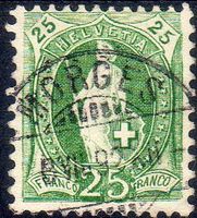 STEHENDE HELVETIA 25 RP 67C ERHALT SIEHE SCAN - H53