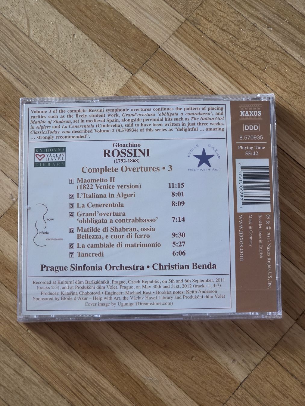 CDs: Neue CD: Rossini Complete Overtures • 3  – Neuf avec emballage d'origine à Aesch BL par immon 1