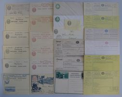1870-1900, 25 uralte Karten und Geldanweisungen, Preiswert!