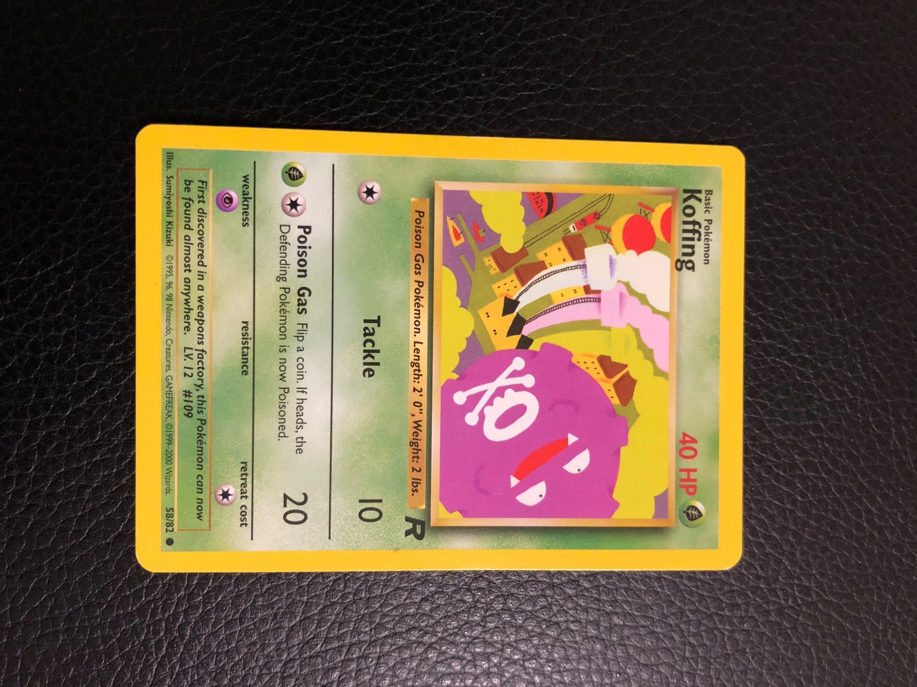 Pokémon Carte collezionabili: Team Rocket Koffing 58/82 Ab 1 – Usato da Paradiso venduto da Pkmn10