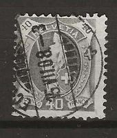 CH097a - Helvetia debout 97a vollstempel