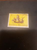 Timbre Saint-Marin, Caravelle Santa Maria, 5 Lires, 1992