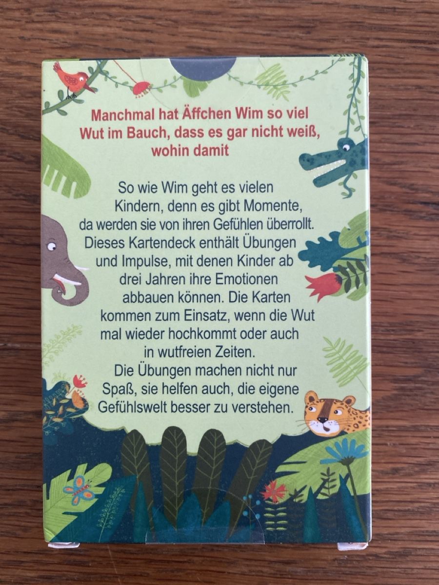 Giochi: Wenn ich Wütend bin, Kartenspiel – Nuovo e nell'imballaggio originale da Beride d. Bedigli. venduto da Connina 1