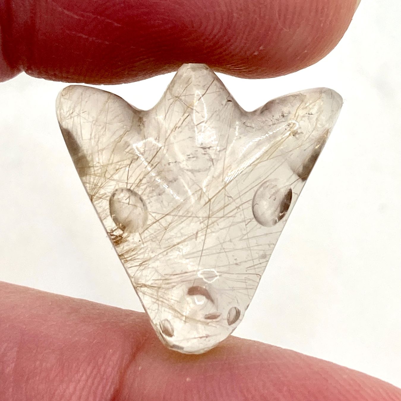 Catenine: Silberanhänger Rutilquarz Drachen Cabochon – Nuovo (secondo la descrizione) da Solothurn venduto da Kiki_Di 6