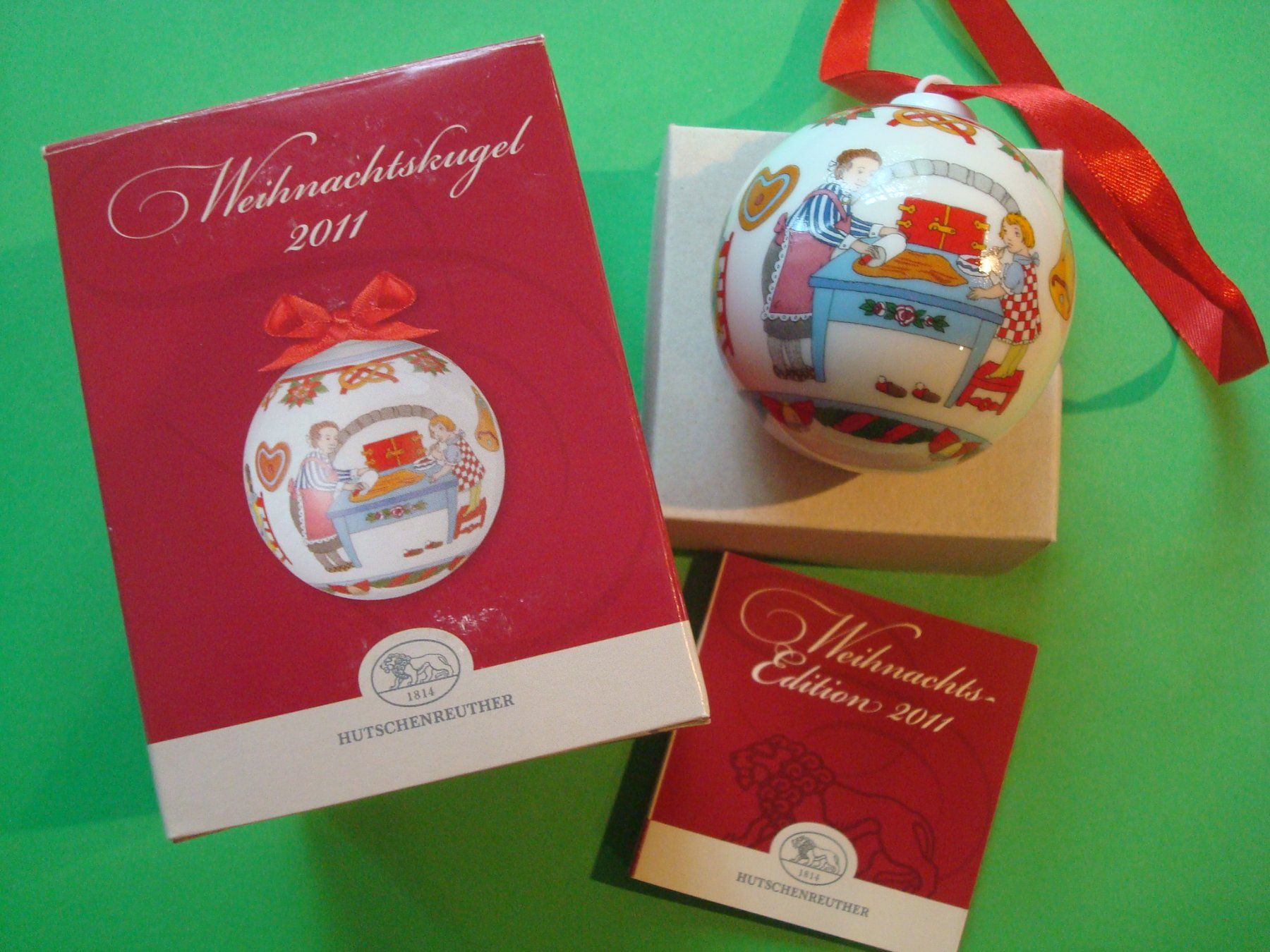 Hutschenreuther Glocken & Treicheln: Weihnachtskugel 2011 Hutschenreuther – Neu (gemäss Beschreibung) aus Riehen von Baerewaegli