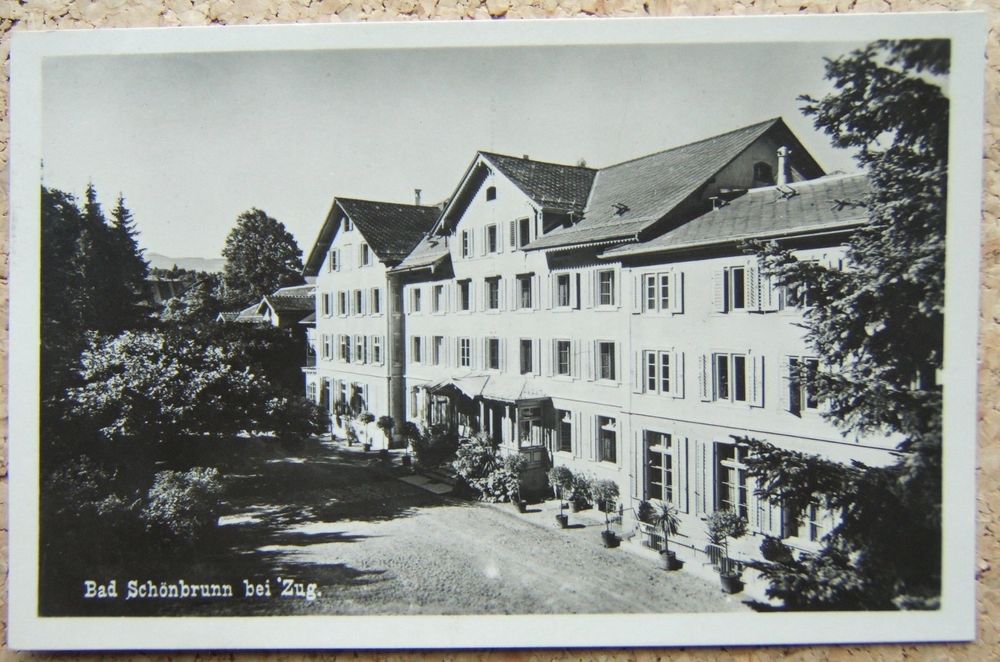 FOTO-AK BAD SCHÖNBRUNN BEI ZUG 1934 | Kaufen auf Ricardo