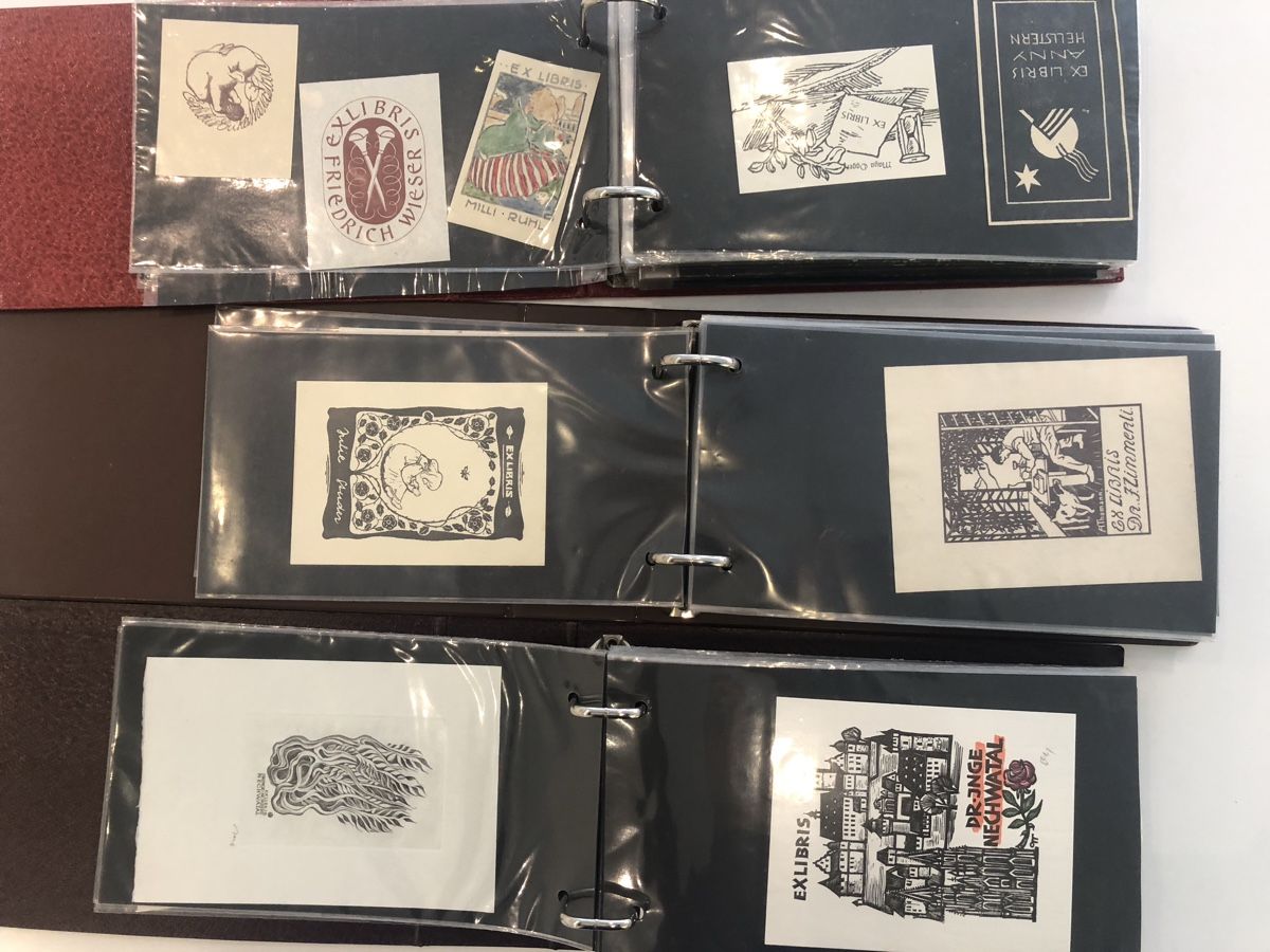 Poster & Bilder: Grosse Sammlung Ex-Libris in 3 Alben - viele limitierte ! – Gebraucht aus Lufingen von Rac0 2