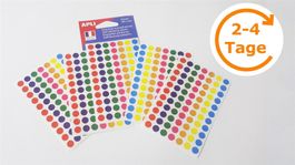 Markierungspunkte, bunt, 8mm, 385 Stück
